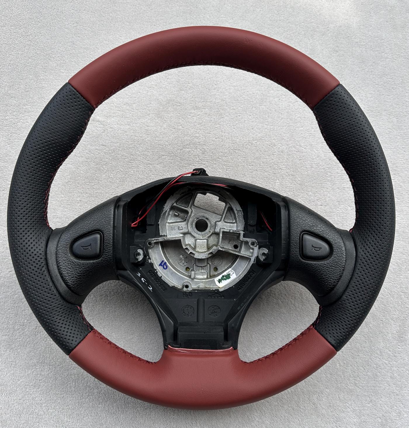 Raid MG F Typ Rover RD  Lenkrad neu beziehen mit Leder -freie Farbwahl