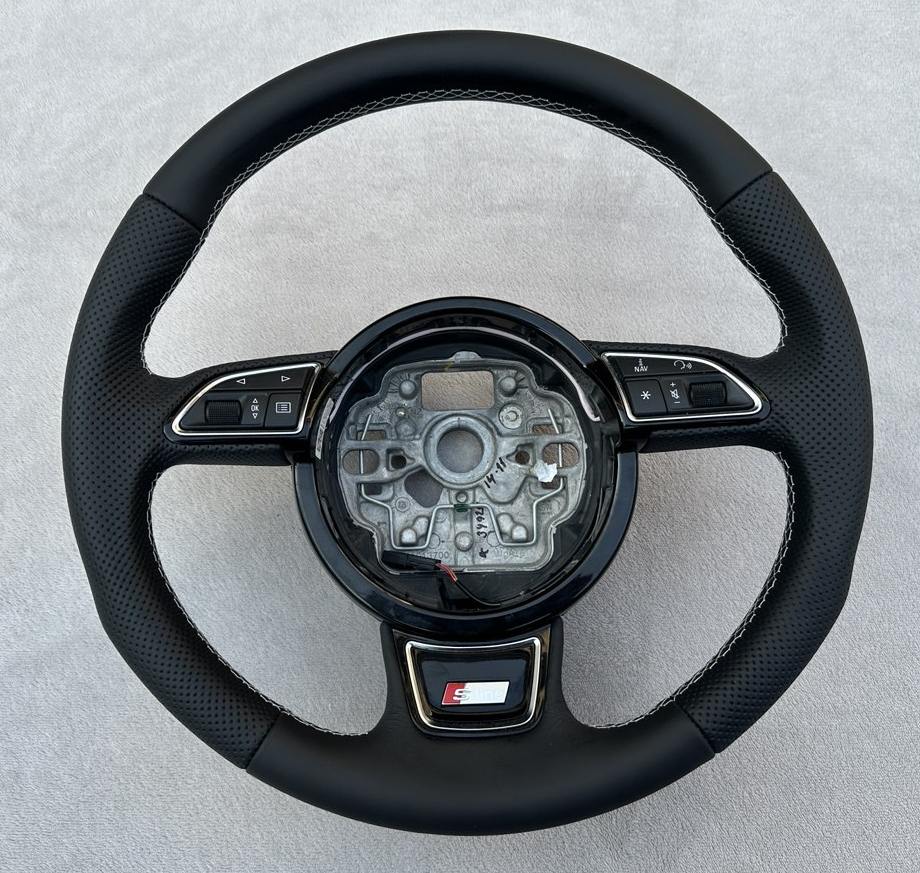 Lenkrad beziehen für Audi A6 4G- A7 C7- A1 8X- A8 D4 Leder Lenkrad beziehen für Audi A6 4G- A7 C7- A1 8X- A8 D4 Leder