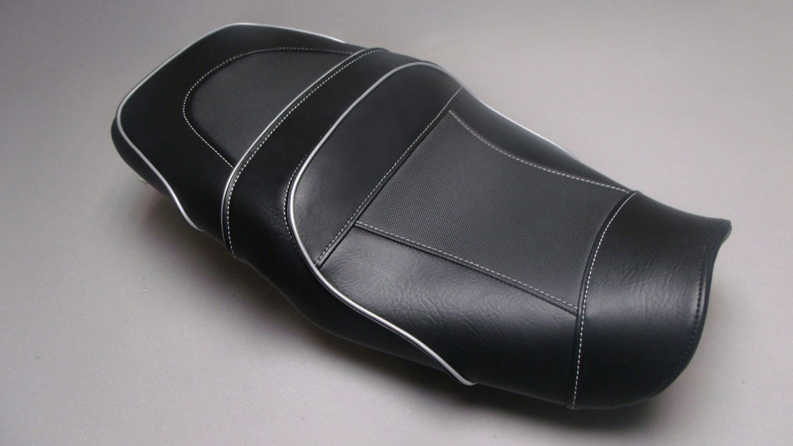 Bezug für Honda CBR 600 F2 91-96 pc 25 Sitzbankbezug Naht- Kunstlederwahl