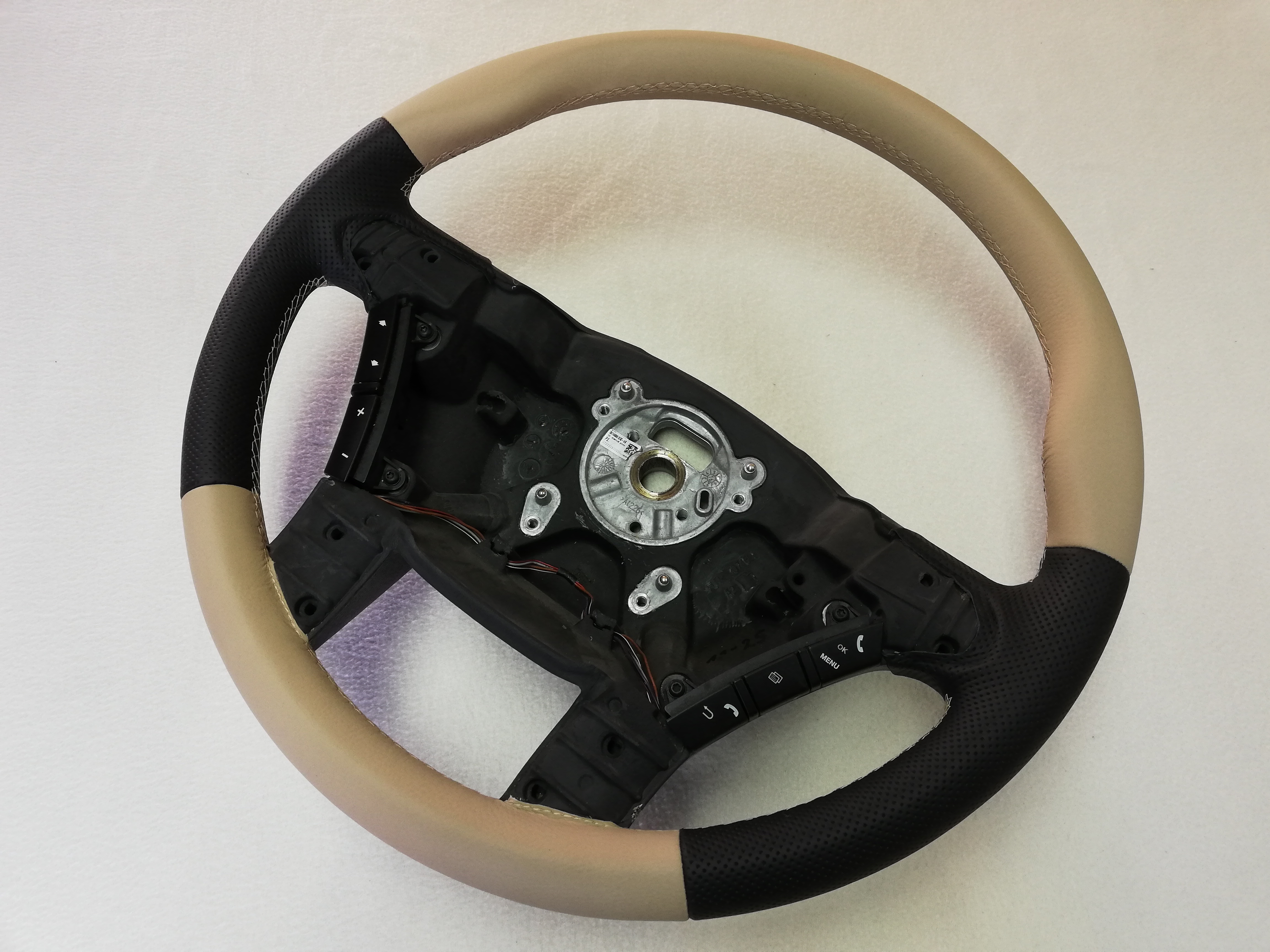 lederlenkrad beziehen